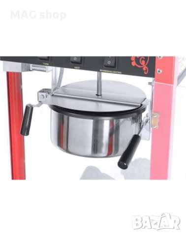 ПРОМО! Професионална машина за пуканки Popcorn ДВА РАЗМЕРА, снимка 2 - Обзавеждане на кухня - 43822852