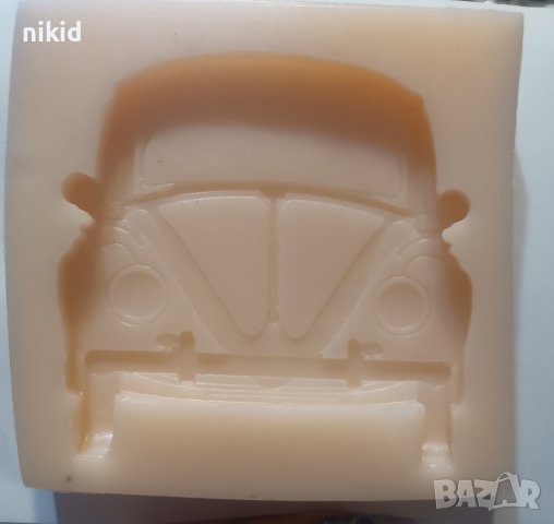 Голям Автомобил кола предница силиконов молд форма фондан шоколад гипс декор , снимка 2 - Форми - 39078118