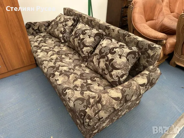 290477  разтегателен прав Диван / канапе с функция сън 205см -цена 150лв           смр употребяван /, снимка 2 - Дивани и мека мебел - 50086646