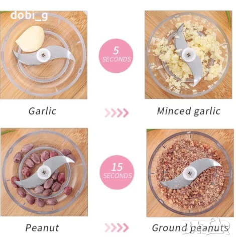 Мини електрически чопър , снимка 9 - Чопъри и пасатори - 51253896