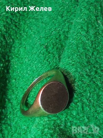 МАРКОВ ПОЗЛАТЕН СРЕБЪРЕН ПРЪСТЕН СРЕБРО 925 ДИЗАЙНЕРСКИ КЛАСИЧЕСКИ СТИЛЕН МОДЕЛ 31178, снимка 3 - Пръстени - 42452976