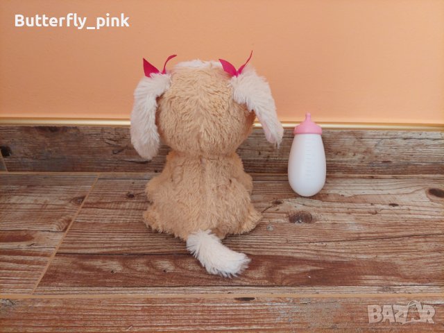 Furreal Friends интерактивно куче на Hasbro с шише, снимка 2 - Кукли - 43596647