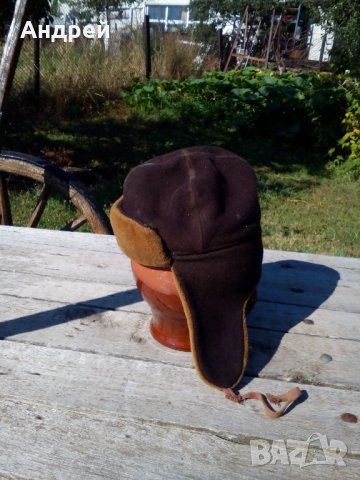 Стара шапка,ушанка #4, снимка 5 - Антикварни и старинни предмети - 26444867