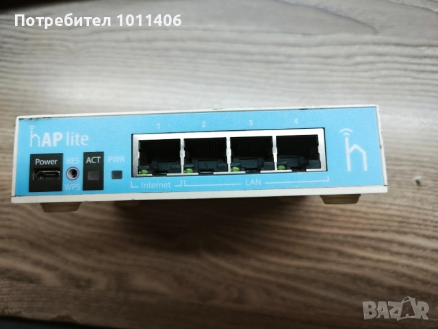 Mikrotik Hap Lite, снимка 2 - Рутери - 52387286
