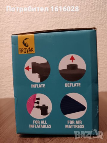 Електрическа въздушна помпа за надуване и изпускане., снимка 7 - Компресори - 43610600