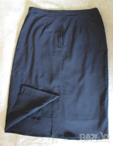 Нова пола тъмно синя - 52размер, снимка 2 - Поли - 34630315
