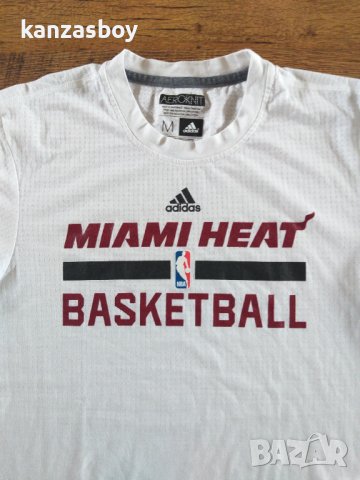 adidas aeroknit miami heat - страхотна мъжка тениска, снимка 2 - Тениски - 40659304