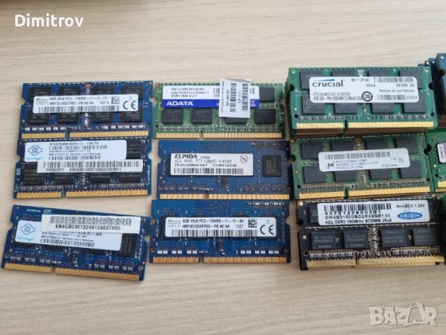 8Gb (2x4gb) SODIMM 2Rx8 DDR3/ PC3 - за лаптоп, снимка 2 - RAM памет - 50625554