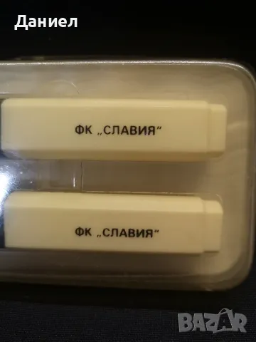 Стари рекламни маркери на ФК Славия, снимка 2 - Антикварни и старинни предмети - 50305980