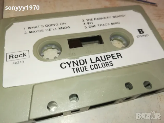 SYNDI LAUPER TRUE COLORS-ORIGINAL TAPE 2112240509, снимка 2 - Аудио касети - 48421414