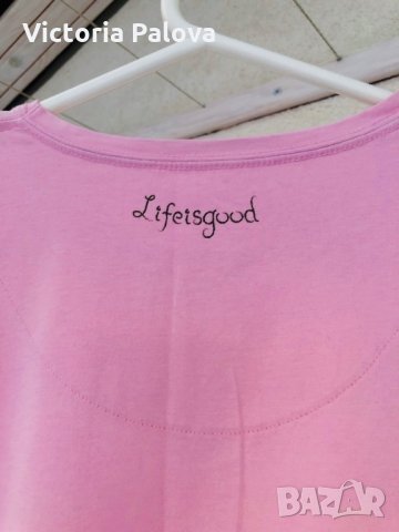 Изключително меко горнище LIFE IS GOOD,Перу, снимка 3 - Пижами - 27019820