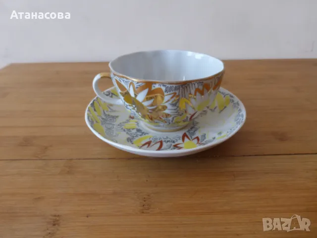 Порцеланова чаша за чай кафе сет ЛФЗ , снимка 2 - Чаши - 48727482