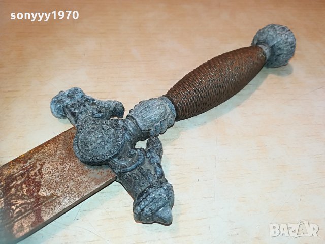 античен нож/кама 43х10см внос германия 0205211327, снимка 15 - Антикварни и старинни предмети - 32740939