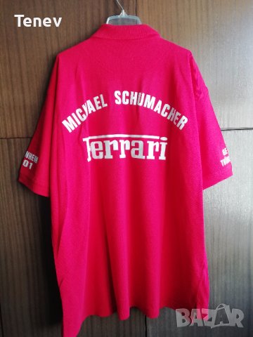 Michael Schumacher Ferrari Hockenheim 2001 колекционерска тениска XL Ферари Шумахер , снимка 2 - Тениски - 43079626