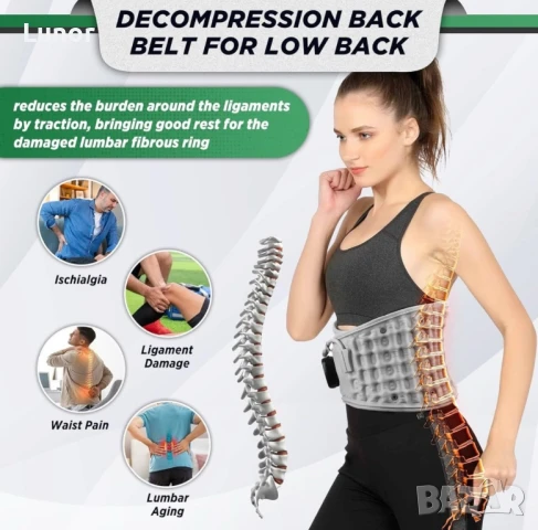 Нагряващ колан с червена светлина и вибрационен масаж, снимка 3 - Колани - 51341342