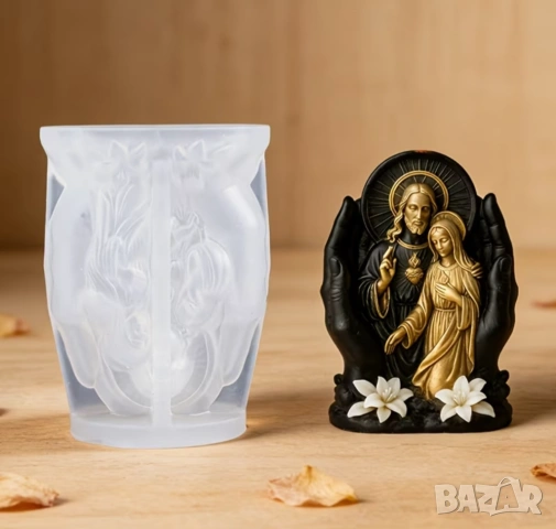 Молд светото семейство с ръце (8), снимка 6 - Форми - 53088712