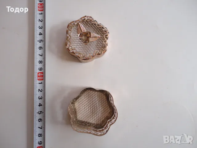 Метална ажурна кутийка кутия 