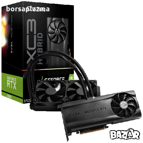 EVGA GeForce RTX 3090 K|NGP|N Hybrid Gaming, 24576 MB GDDR6X