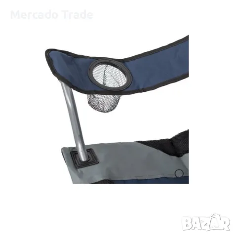 Къмпинг стол Mercado Trade, Сгъваем, Тъмно синьо, С калъф , снимка 3 - Столове - 49665874