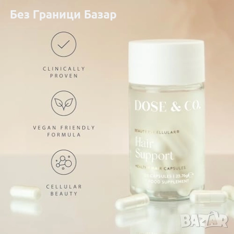 Нова Хранителна добавка за по-гъста и силна коса с Biotin и бамбук 30 капсули, снимка 4 - Хранителни добавки - 52544295