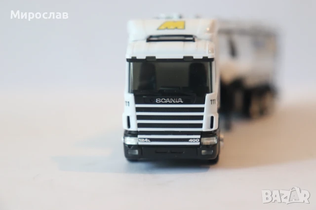 HERPA H0 1/87 SCANIA СИЛОЗ ЦИСТЕРНА МОДЕЛ КОЛИЧКА КАМИОН, снимка 4 - Колекции - 50558568