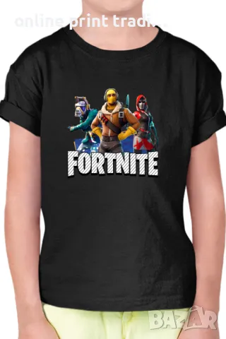 Детска тениска Фортнайт Fortnite Trio