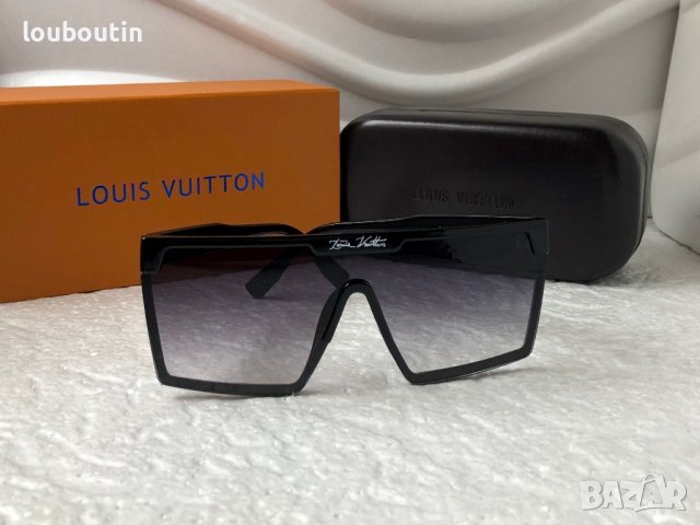 Louis Vuitton 2023 висок клас мъжки слънчеви очила маска Дамски Унисекс, снимка 6 - Слънчеви и диоптрични очила - 39000215