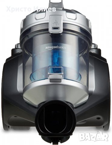 Мощна Цилиндрична Amazon Basics прахосмукачка без торба HEPA филтър компактна и лека, снимка 2 - Прахосмукачки - 39930574