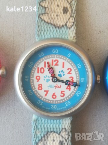 Детски часовник Swatch - flik-flak. Swiss made. Швейцарски часовник. Ретро модели. Лот. Колекция. , снимка 4 - Детски - 38086901
