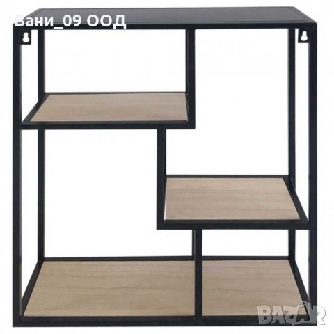 Етажерка за стена-МДФ  и метал
