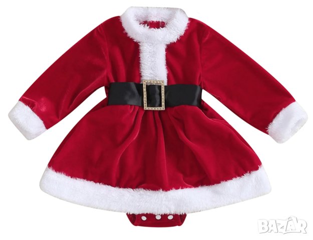 Коледен костюм, тип боди за бебе - нов, снимка 5 - Бодита за бебе - 43871016