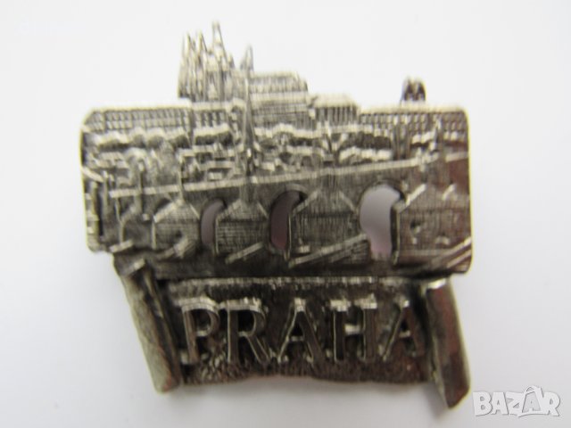 Метален магнит от Прага, Чехия, снимка 3 - Колекции - 43232844