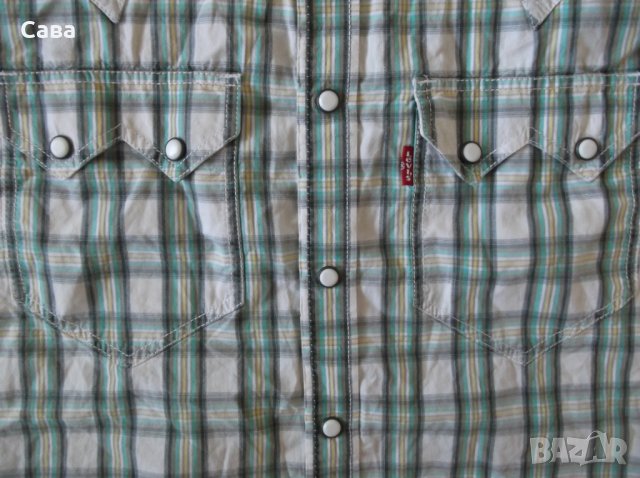 Риза LEVI,S    мъжка,Л, снимка 4 - Ризи - 26250571