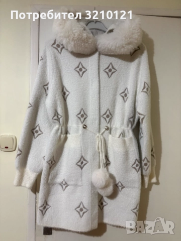 Дамско палто кашмир , снимка 2 - Жилетки - 52368267