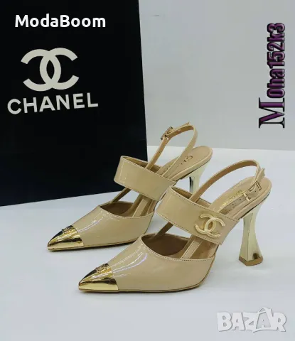 Ch🅰️nel дамски обувки на ток Различни цветове , снимка 3 - Дамски елегантни обувки - 48937499