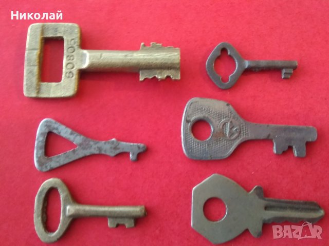 Лот малки ключета , ключове, снимка 3 - Антикварни и старинни предмети - 43712667