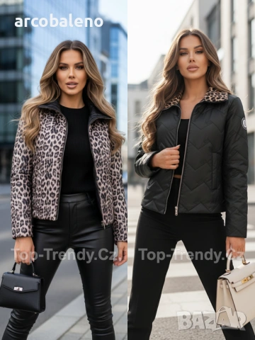 Дамско двулицево яке, 6цвята , снимка 3 - Якета - 53157695