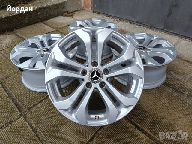 ОРИГИНАЛНИ джанти 17 ' цола 5x112 МЕРЦЕДЕС / MERCEDES BENZ ET36 7,5J 66,6, снимка 2 - Гуми и джанти - 53521977