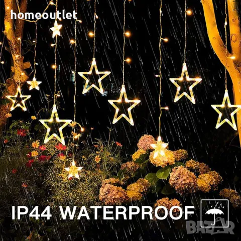 ПРОМОЦИЯ Гирлянд с лед светлини и звезди BELLACOCOOL LED0100040-EU, снимка 6 - Лед осветление - 48393100