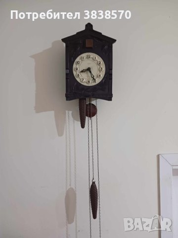 Ретро стенен часовник Маяк с кукувица, снимка 5 - Антикварни и старинни предмети - 43731814