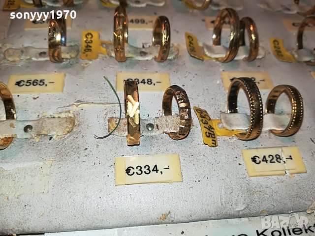 златни пРъстени-халки 39бр-внос германия 1007211949, снимка 8 - Антикварни и старинни предмети - 33482925