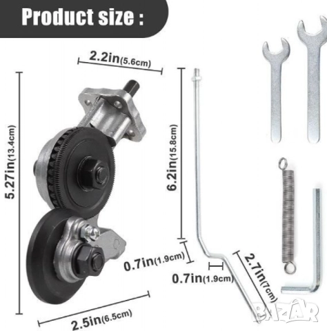 Универсална приставка за рязане на ламарина за бормашина – прави, криволинейни и кръгови срезове с л, снимка 6 - Друга електроника - 52093504