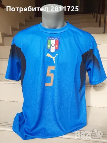 Тениска Канаваро Италия 2006г ретро легенди , снимка 3 - Футбол - 48960926