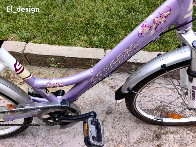 Велосопед колело SAVENO BOQET за момичета 24", снимка 4 - Велосипеди - 50667344