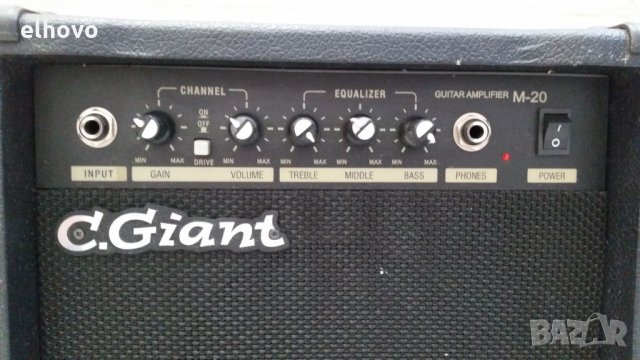 Усилвател за китара C.Giant M-20, снимка 6 - Ресийвъри, усилватели, смесителни пултове - 27197799