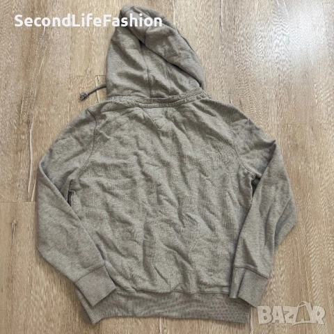 Дамски суитшърт Tommy Hilfiger с качулка и USA знаме сърце , размер M, сив., снимка 7 - Суичъри - 53309173