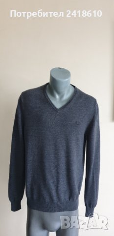Fred Perry 100% Merino Wool Mens Size M  ОРИГИНАЛ! Мъжки Пуловер!