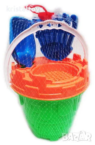 Кофичка за пясък с дръжка, сито, лопатка и търмък , снимка 2 - Други - 50056169