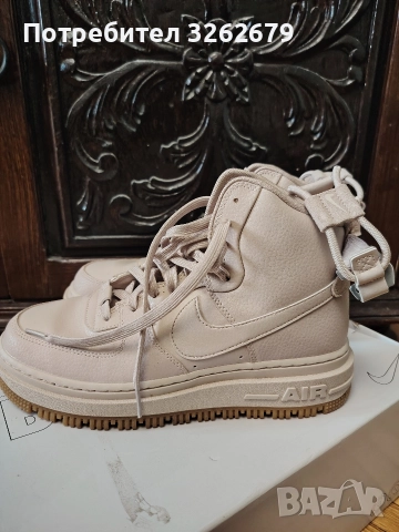 Nike air force 1Fossil Stone/Pearl waterproof оригинални нови размер 41, снимка 3 - Маратонки - 52904505