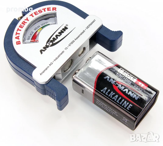 универсален тестер за батерии ANSMANN Германия, снимка 2 - Друга електроника - 50743668